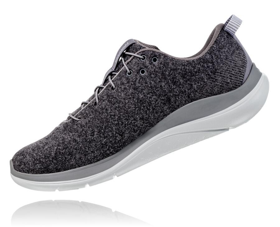 Hoka One One Løbesko Dame - Hupana Flow Wool - Mørkegrå - 281063SVG